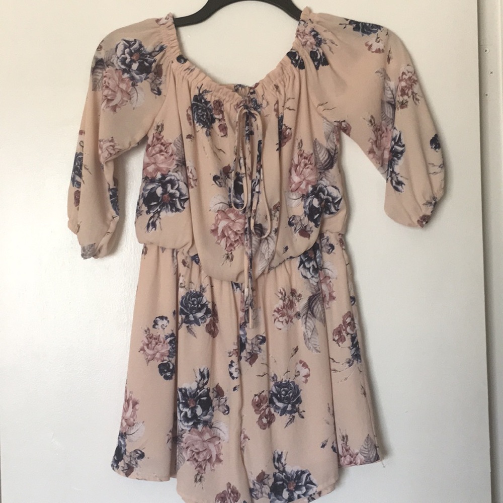Off Shoulder Cocktail Romper